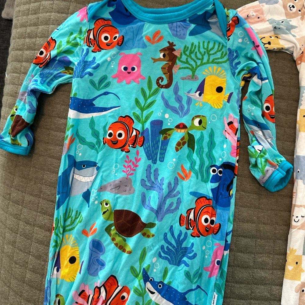 Little sleepies Nemo infant gown NWOT